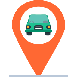 auto locatie icoon