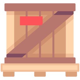 houten doos icoon