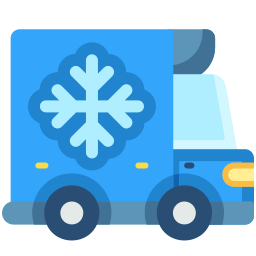 camion frigorifique Icône