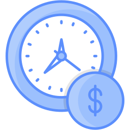 Hourly rate icon
