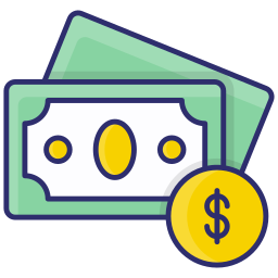 Cash money icon