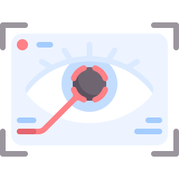 Escáner de retina icono
