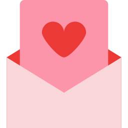 Carta amorosa icono
