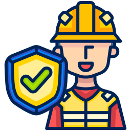 Worker insurance icon