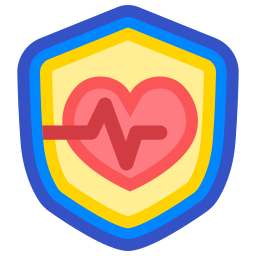 Heart insurance icon