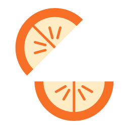 plasterek pomarańczy ikona