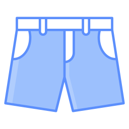 Denim shorts icon