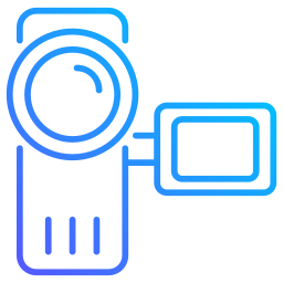 camara de video icono