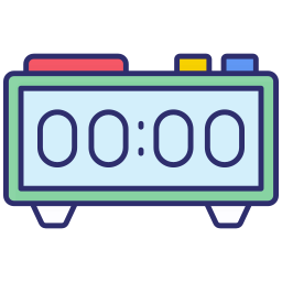 despertador digital icono