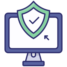 protección antivirus icono