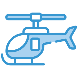 helicóptero médico icono