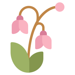 Lily flower icon