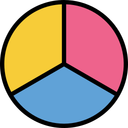 diagramme circulaire Icône