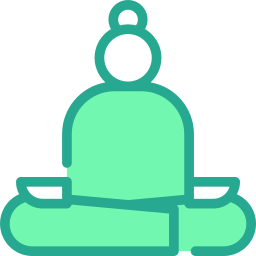 Meditación icono