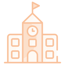 School building icon