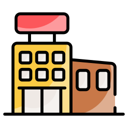 Shopping mall icon
