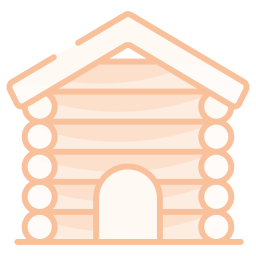 Log cabin icon