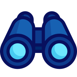 prismáticos icono