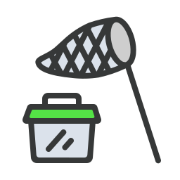 Insect catching icon