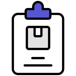 Shipping list icon