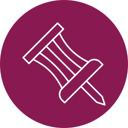 alfiler icono