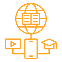 aprendizaje electrónico icono