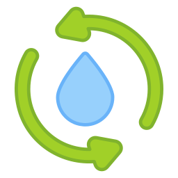 Water recycle icon