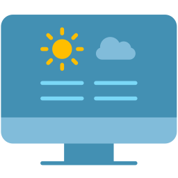 pronóstico del tiempo icono