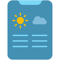 pronóstico del tiempo icono