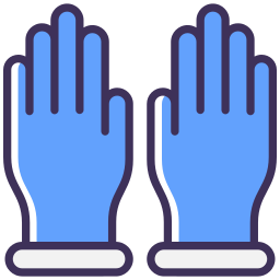 Медицинские перчатки иконка