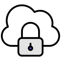 sicurezza nel cloud icona