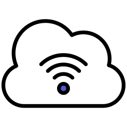 connessione al cloud icona
