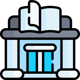 librería icono
