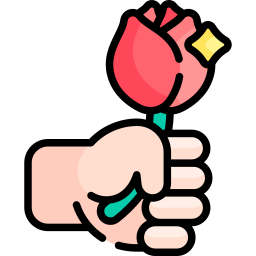 rosa icono