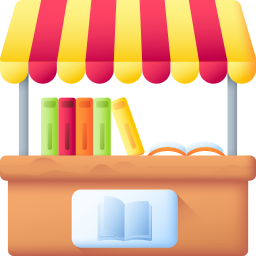 Book stall icon