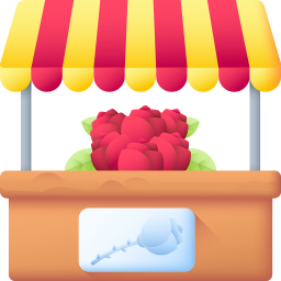 Flower stall icon