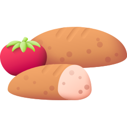 pão de tomate Ícone