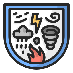 Disaster management icon