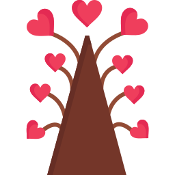 Árvore do amor Ícone