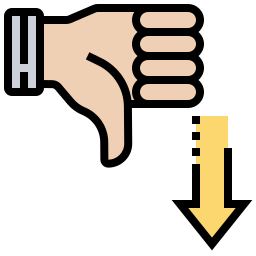 Thumb down icon