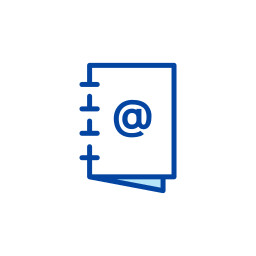 adresboek icoon