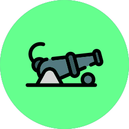 cañón icono