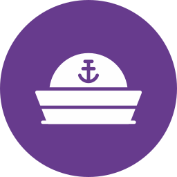 sombrero marinero icono