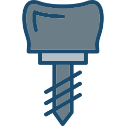 Dental implant icon
