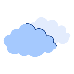 pochmurna chmura ikona