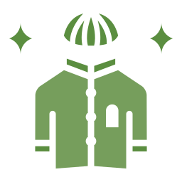 Muslim dress icon