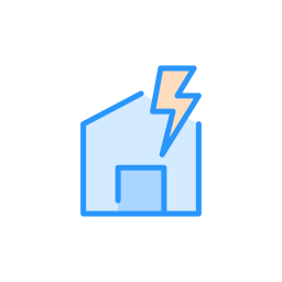 Электрический дом иконка