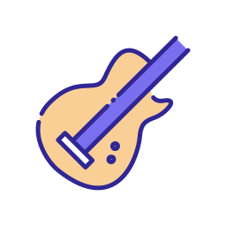 Guitarra clásica icono