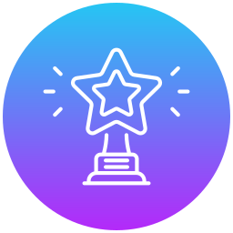 Star trophy icon