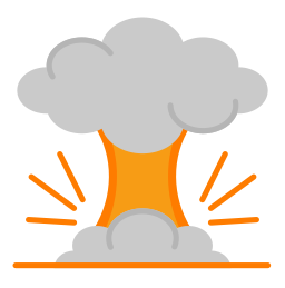 explosión icono